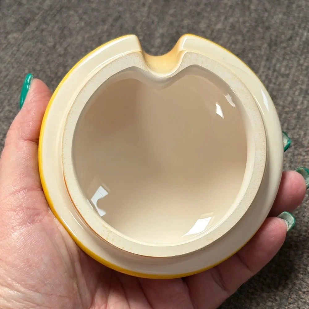 Pier 1 Glossy Ceramic Burger Condiment Holder